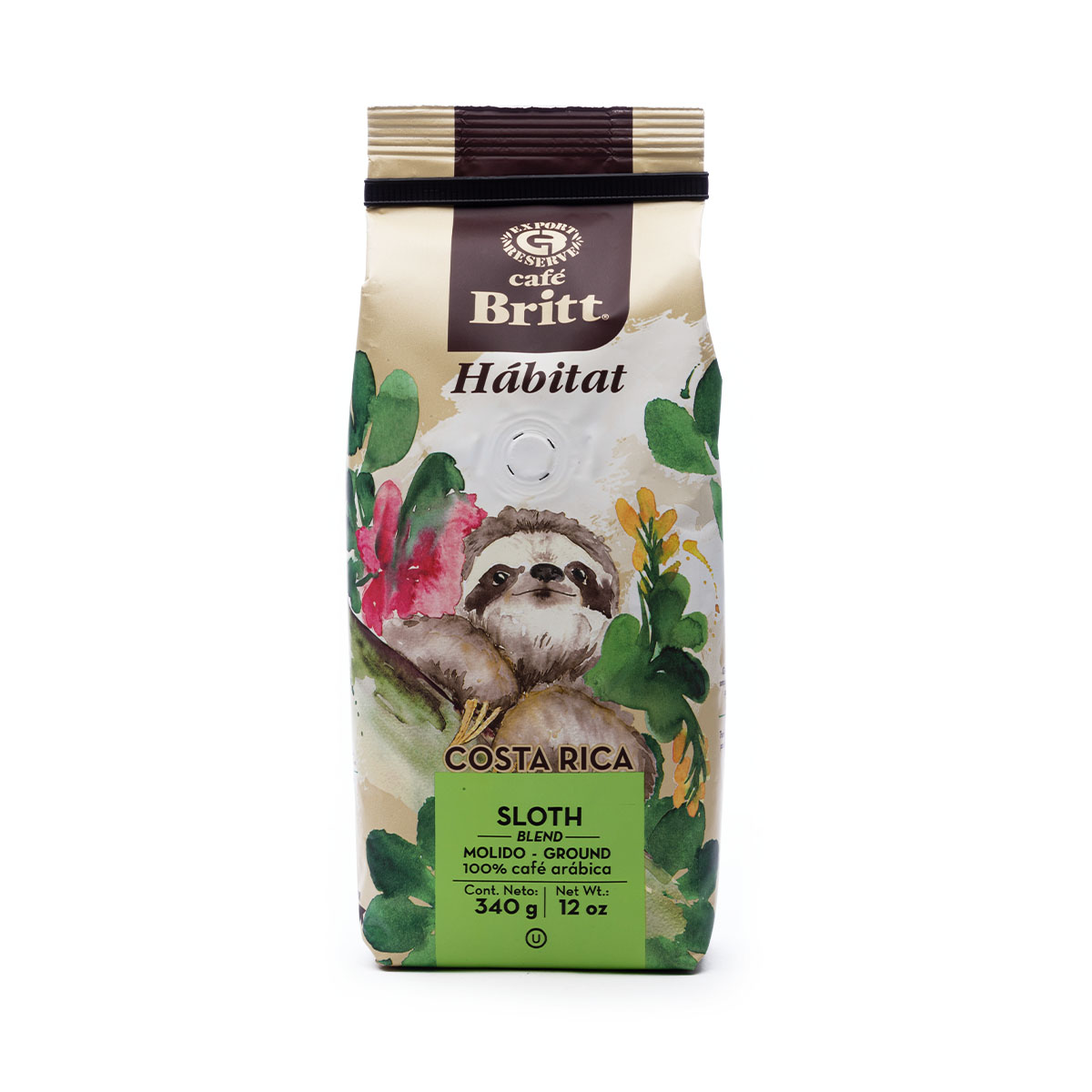 Hábitat Sloth Blend Molido Bolsa 340 G
